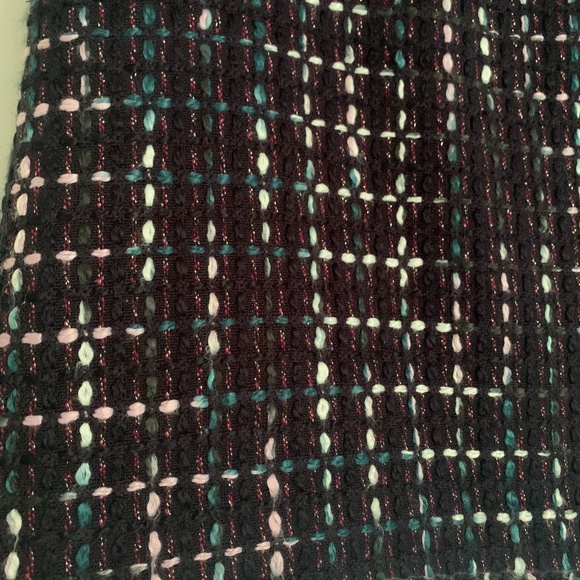 Loft Navy Tweed Skirt (Sold) - Picture 4 of 8